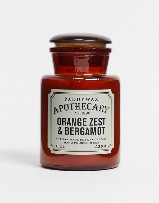 APOTHECARY Orange Zest & Bergamot Glass Candle