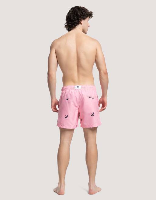 Apreslife Desert swim shorts in pink, 4 of 4