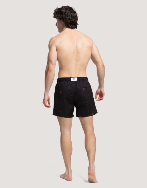 Apreslife Icons swim shorts in black, 4 of 4