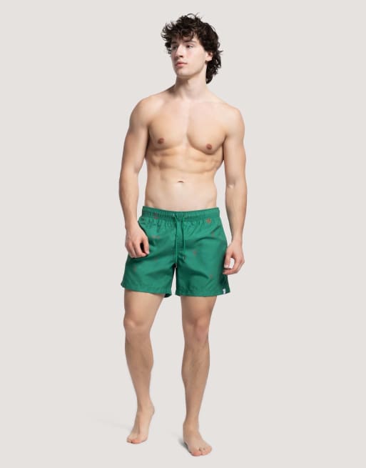 Apreslife Icons swim shorts in green, 2 of 4