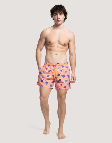 Apreslife Manta swim shorts in orange - view 1