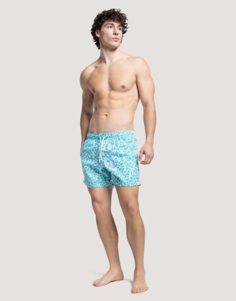 Apreslife Mosaic swim shorts in green - view 1