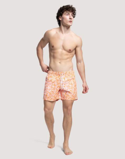 Apreslife Mosaic swim shorts in orange - view 1