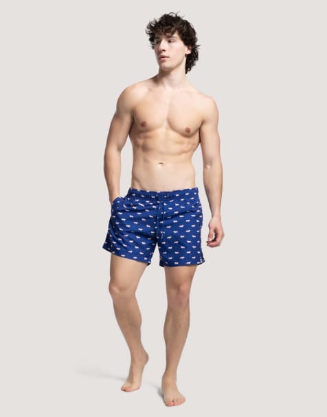 Apreslife Pigs swim shorts in navy - view 1