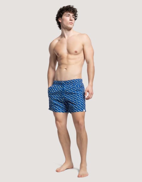 Apreslife Puffins swim shorts in navy - view 1