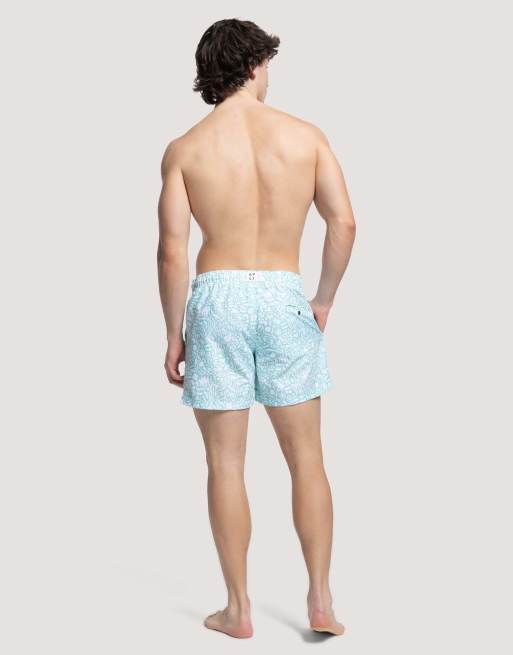 Apreslife Under the sea swim shorts in green, 3 of 4