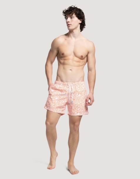 Apreslife Under the sea swim shorts in orange - view 1