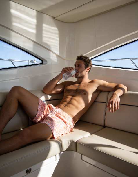 Apreslife Under the sea swim shorts in orange