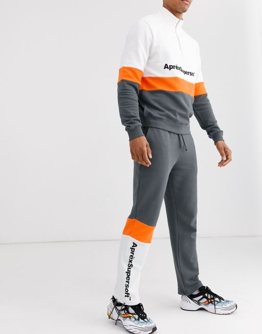 Aprex Supersoft - Survêtement avec empiècements contrastants, 3 de 3