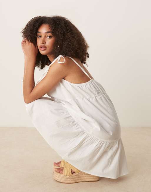 Aray beach mini dress in white, 2 of 4