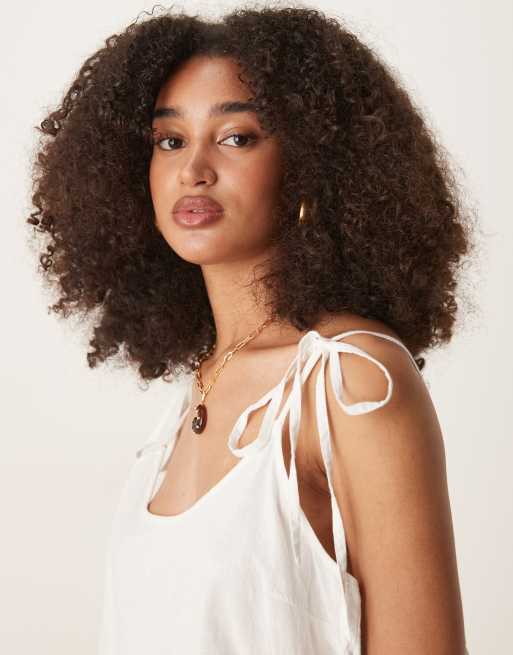Aray beach mini dress in white, 4 of 4