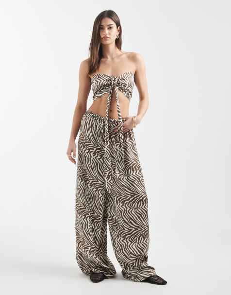 Aray beach set in zebra print - view 1