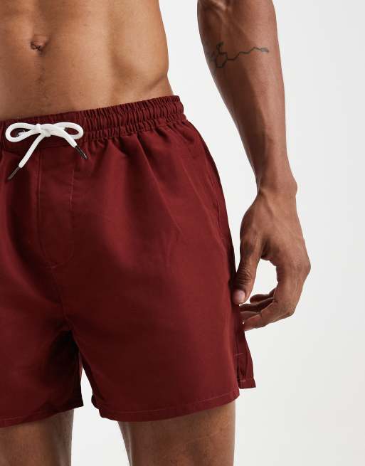 Aray - Bordeaux badeshorts, 3 af 5