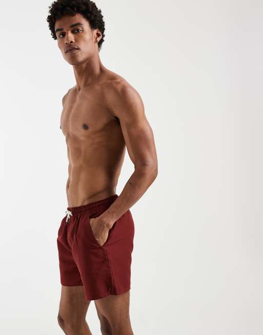 Aray - Bordeaux badeshorts, 4 af 5
