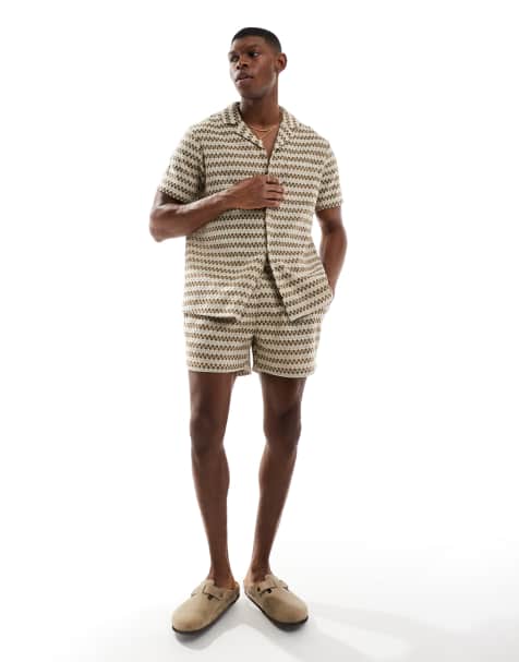 Aray crochet beach set in olive green - view 1