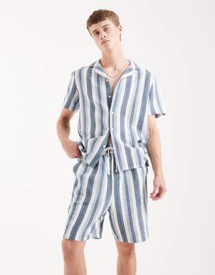 Aray Crochet Shorts In Blue