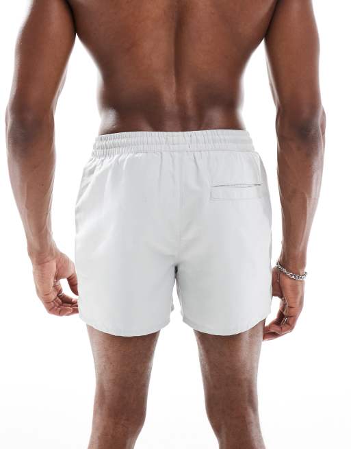 Aray – Grå, enkla badshorts, 2 av 4