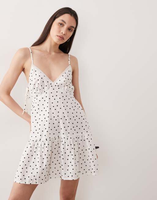 Aray – Halbtransparentes Mini-Strandkleid mit Polka Dots, 4 von 4