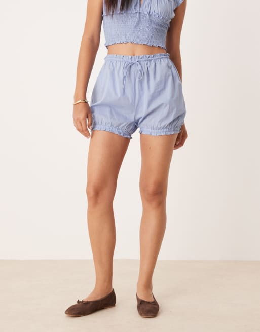 Aray – Ljusblå strandshorts i bloomer-stil, del av set, 2 av 5
