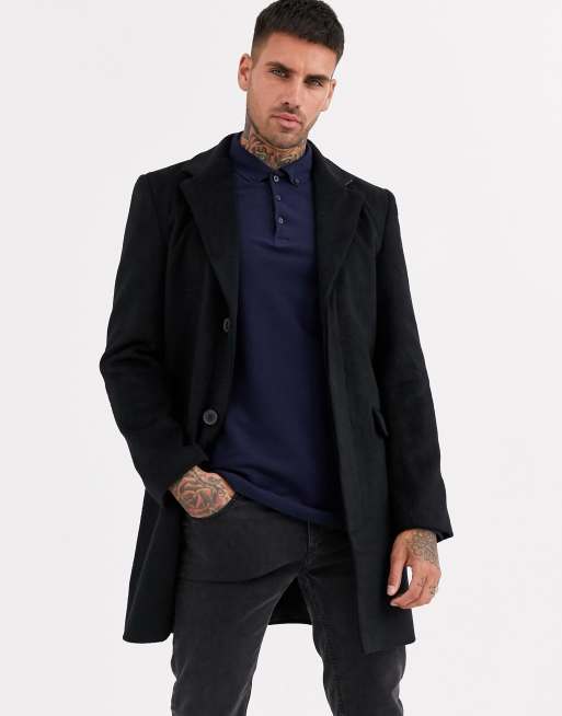 Manteau coupe droite hot sale