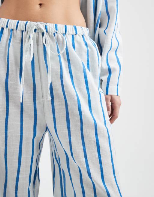 Aray - Pantaloni da mare blu a righe, 2 di 5