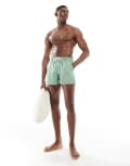 [Aray] Aray Rowley geo print swim shorts in green L Green