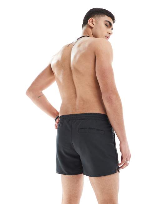 Aray – Schlichte Badeshorts in Schwarz, 2 von 4
