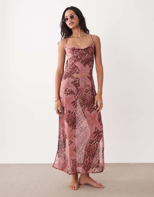 ladies midi party dresses Formal for Women Summer Chiffon Cocktail Dresses Summer Flowy A Line Fall Wedding Guest Dress : Clothing, Shoes & Jewelry Free Photos - The The purple color and Color:Wine SWEATER60