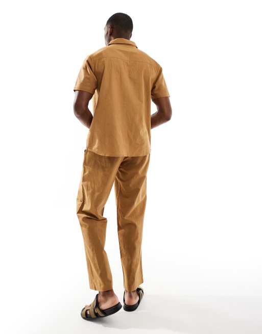 Aray – Strandhose in Taupe mit Kordelzug, Kombiteil, 4 von 5