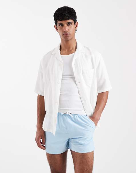 Aray swim shorts in sky blue - view 1