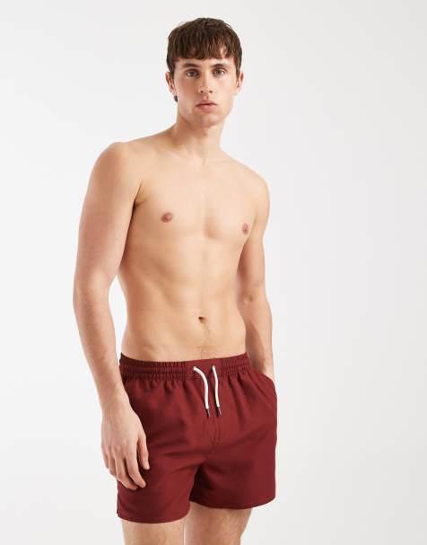 Aray swimshort in burgundy - view 1