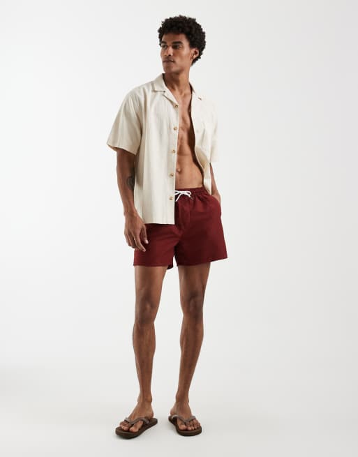 Aray – Vinröda badshorts, 2 av 5