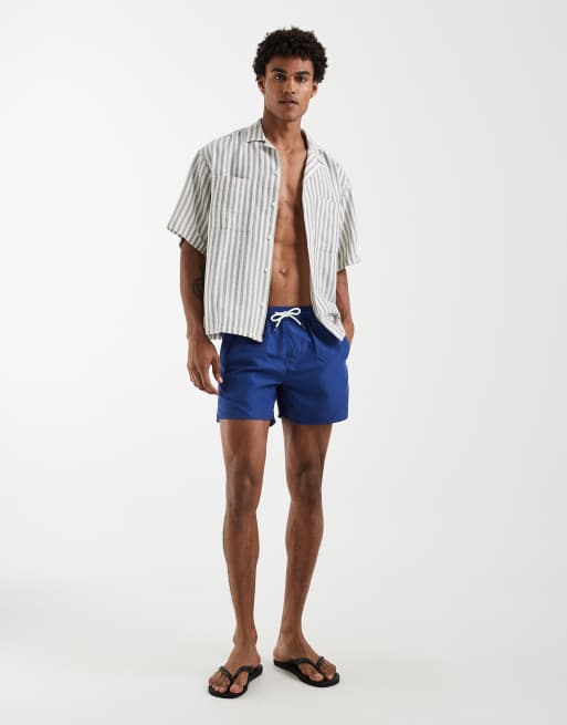 Aray - Zwemshort in middenblauw, 2 van 5