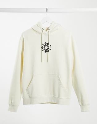 off white hoodie back print