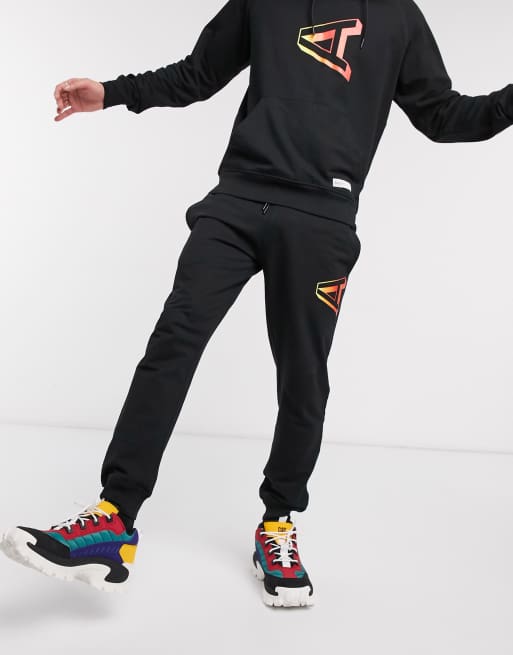 Arcminute mix  and match  jogger  in black ASOS