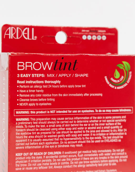 Ardell – Barwnik do brwi – Soft Black, 4 z 4
