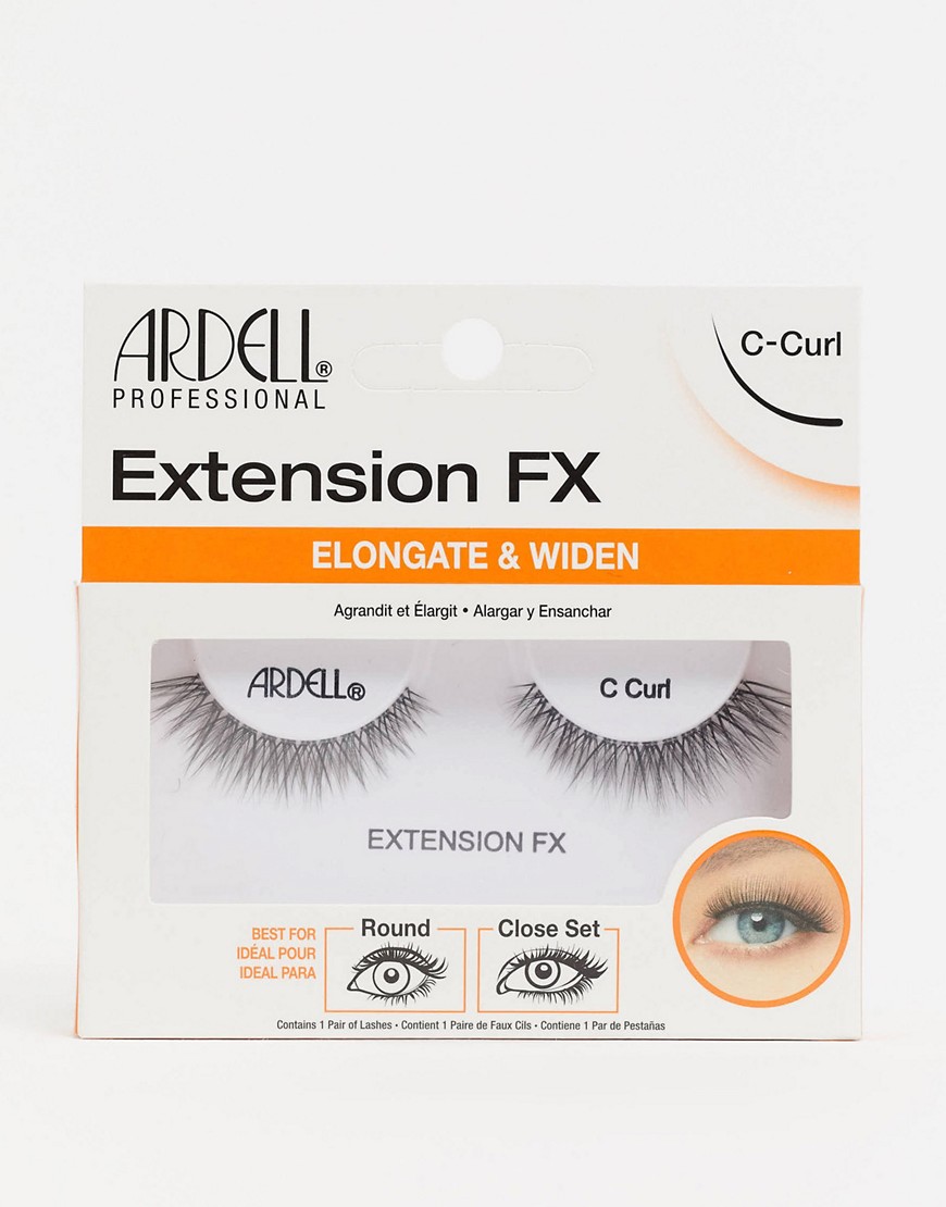 Ardell – Extension FX C Curl Eyelashes – Lösögonfransar-Svart
