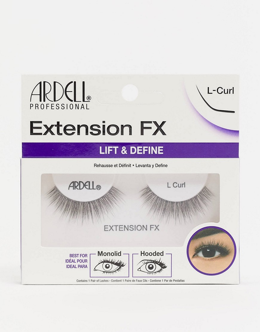 Ardell Extension FX L Curl Eyelashes-Black