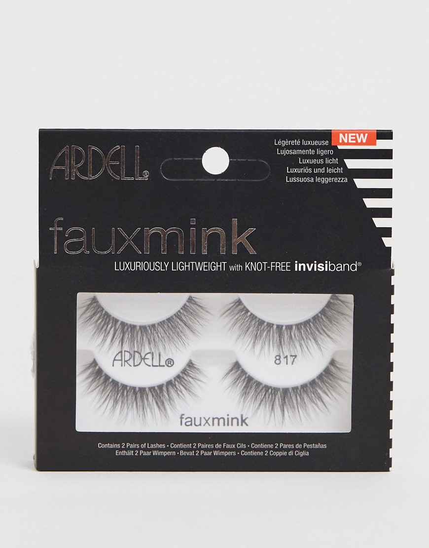 Ardell Faux Mink Lashes 817 Twin Pack-Black