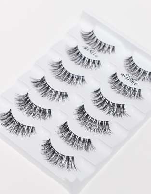 Ardell Lashes Multipack Wispies X5-black In Black