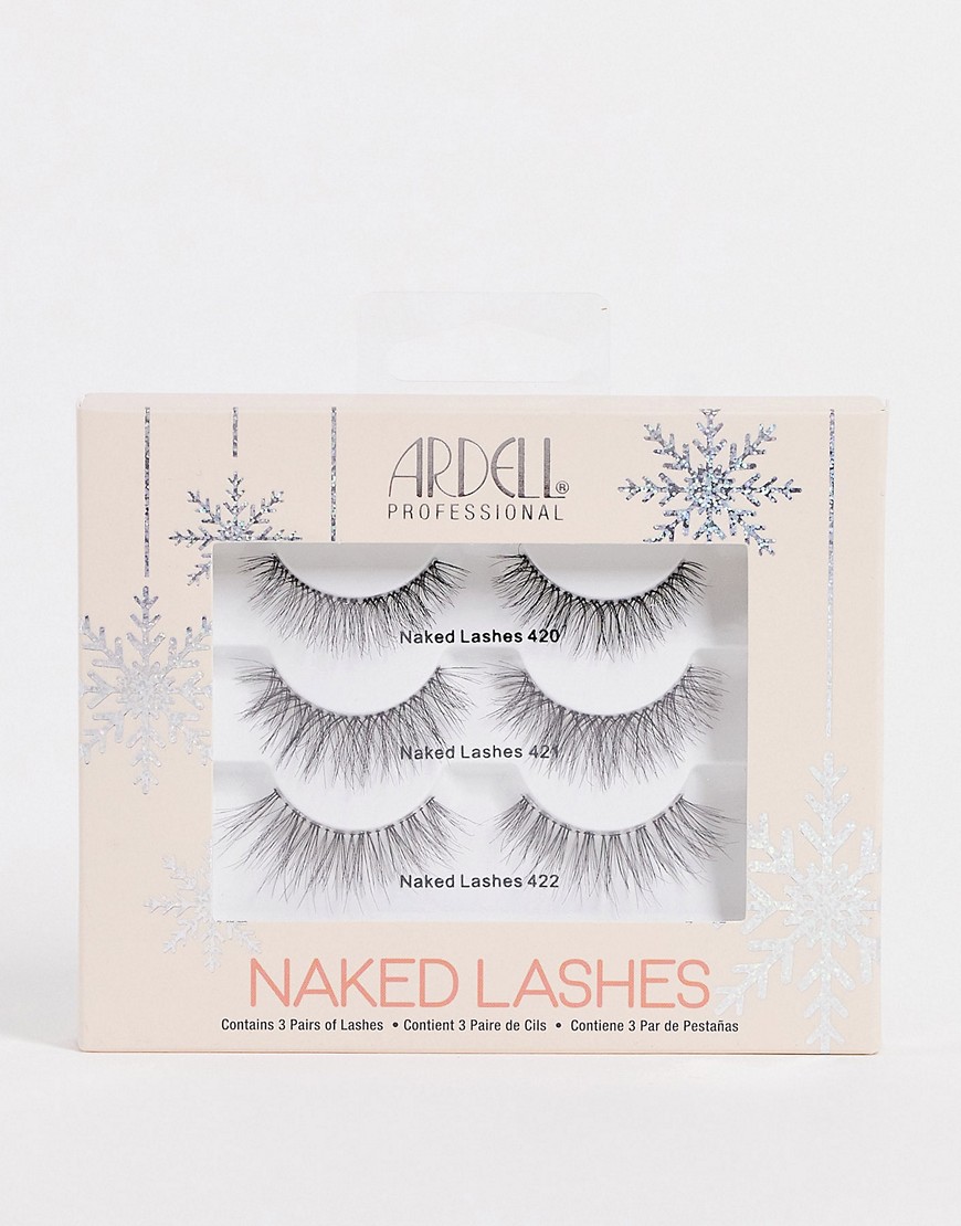 Ardell Naked Lashes 3 Pack Gift Set-Black