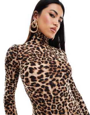 long sleeve animal print bodycon dress Amazon.com: Womens Long Sleeve Leopard Print Bodycon Maxi Long Dress  Cocktail Party Dresses : Clothing, Shoes & Jewelry