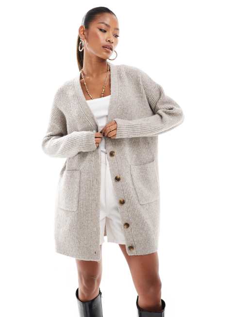 Knitted oversized cardigan best sale