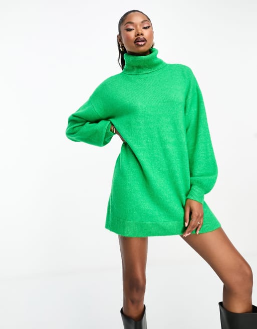 Roll neck jumper dress zara online