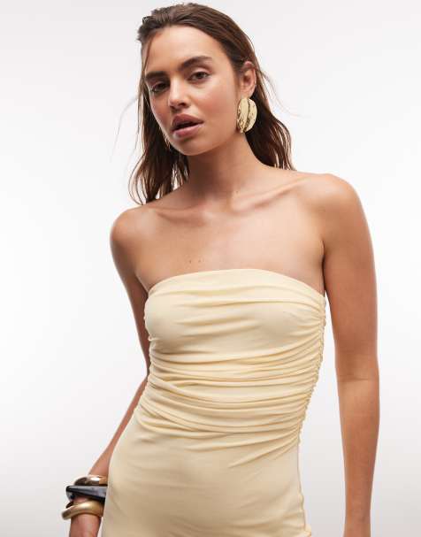 green emerald velvet dress NUFIWI Women's Bohemian Strapless Bandeau Flowy Maxi Dress Off Shoulder  Boho Tiered A Line Long Dresses Beach Wear Black at Amazon Women's Clothing  store