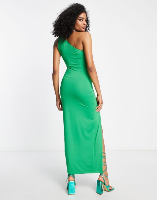 Teal green cheap maxi dress