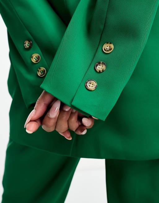 Green on sale blazer jacket