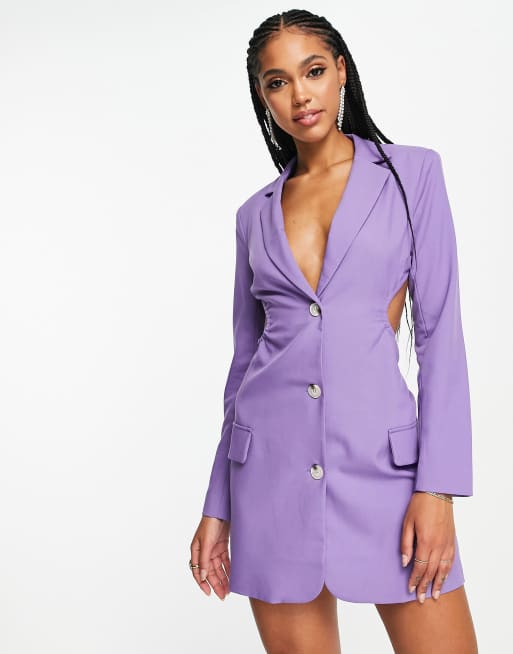 Robe blazer lila new arrivals