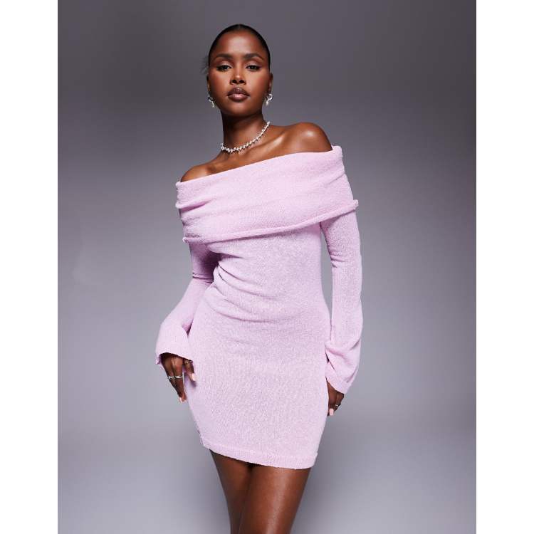 【WONDER WONDER】Morris off-shoulder mini bokashi knit op 240430_MESHKI_DolceVita_Drop2_