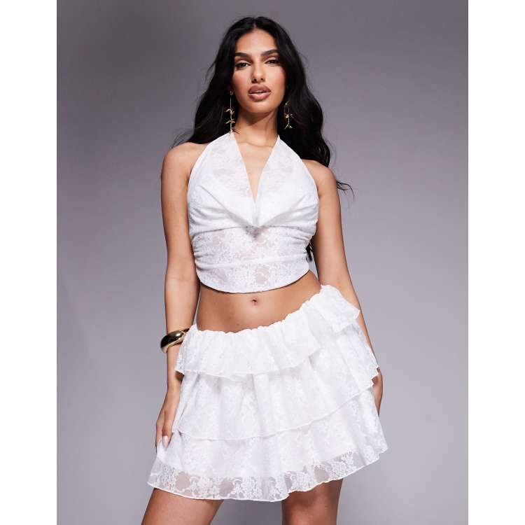 Abito da ballo lilla Tiffanys Alina con pizzo sulla schiena
